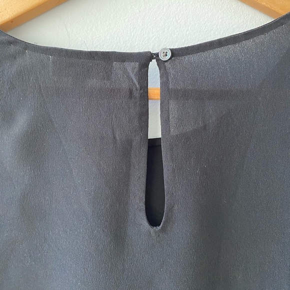 Wilfred 100% Silk Black Blouse, Size S - Picture 4 of 11